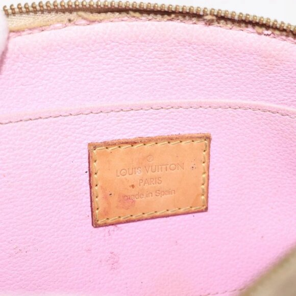 LOUIS VUITTON Multicolor Pochette Cosmetic PM Pouch White M47354 LV Auth 145783 - Picture 8 of 16